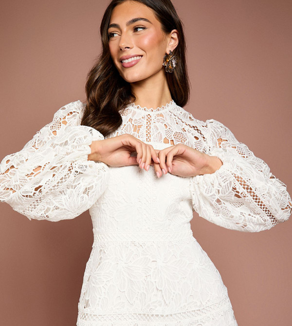 كوست  ملابس - أبيض Midi Dresses