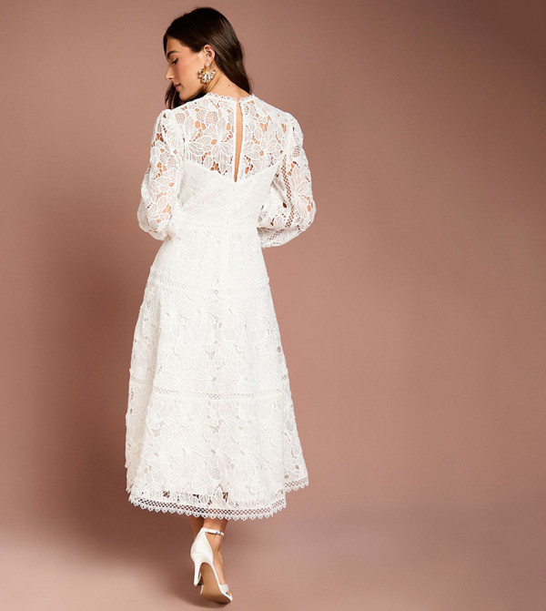 كوست  ملابس - أبيض Midi Dresses