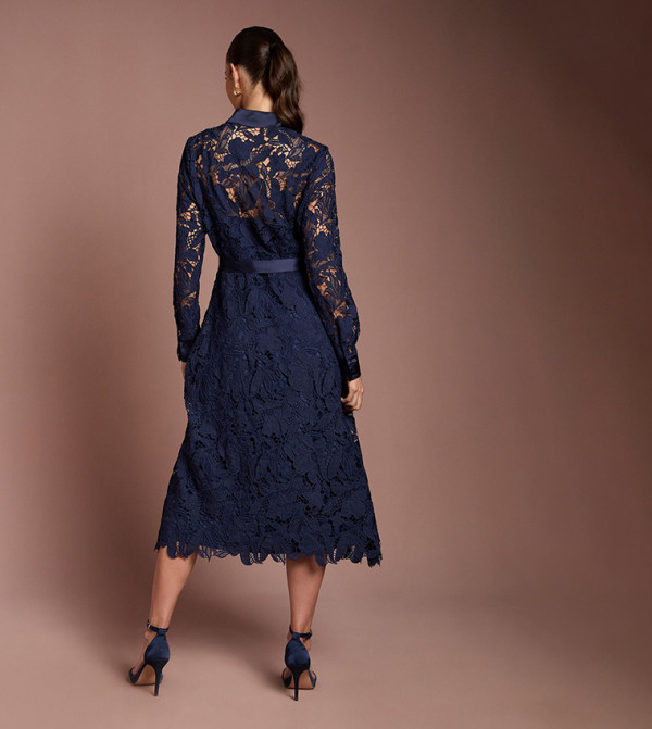 Coast Coast - Navy Midi Dresses