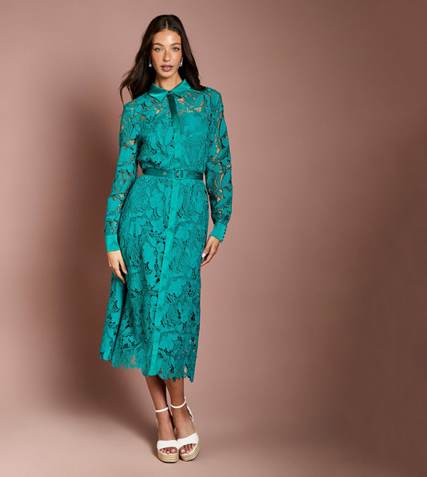 Coast Coast - Green Shirt & T-Shirt Dresses