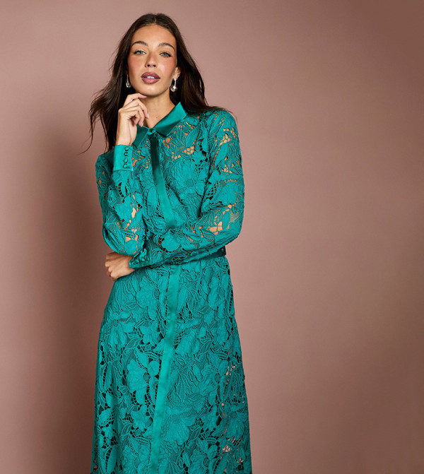 Coast Coast - Green Shirt & T-Shirt Dresses