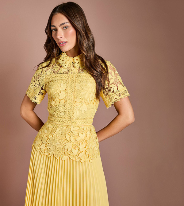 كوست كوست - أصفر Midi Dresses