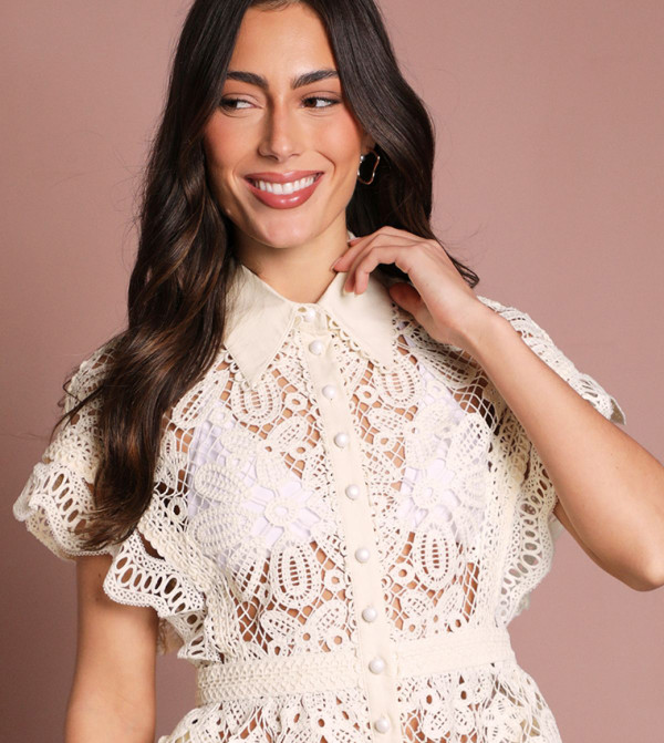 Coast Coast - White Casual Tops