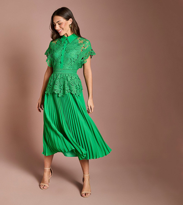 Coast Dresses - Green Midi Dresses