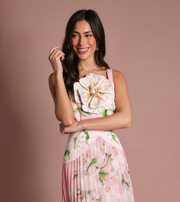 Coast  Clothing - Pink Midi Dresses