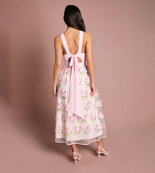 Coast  Midi Dresses - Pink Midi Dresses