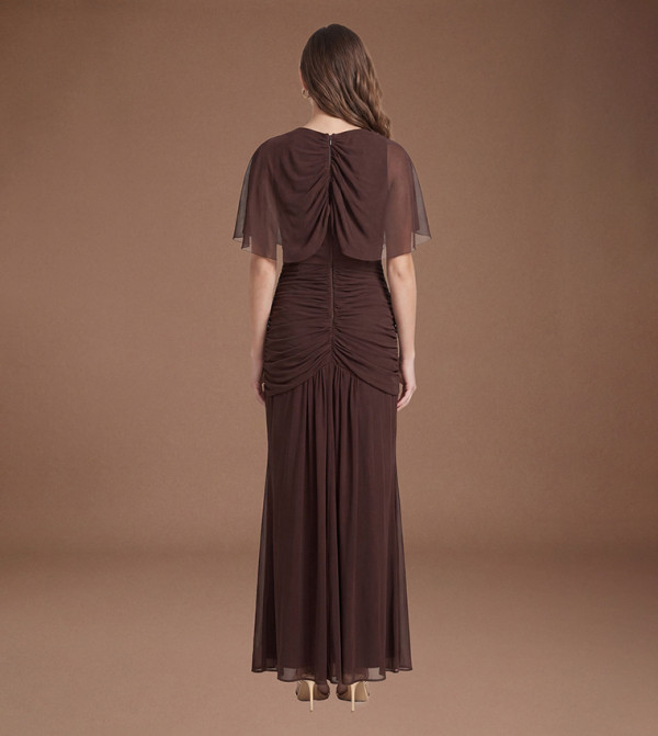 Coast  Party Dresses - COFFEE Maxi Dresses