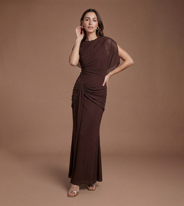 Coast  Party Dresses - COFFEE Maxi Dresses