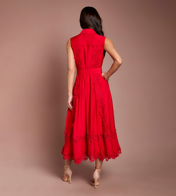 كوست  - أحمر Shirt & T-Shirt Dresses