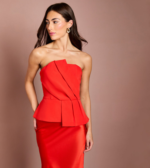 Coast  satin-going-out - Red Maxi Dresses