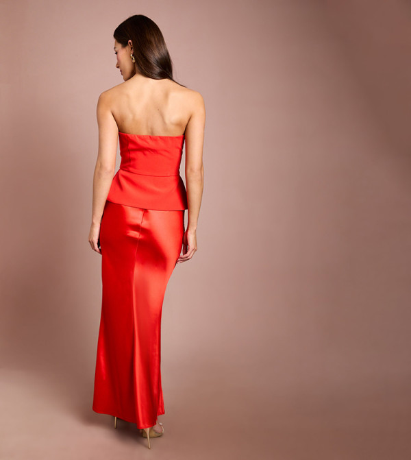 Coast  satin-going-out - Red Maxi Dresses