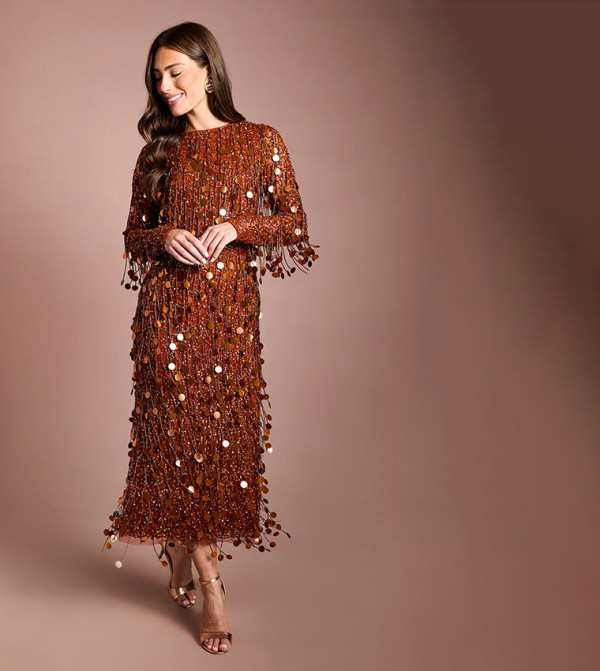 Coast Dresses - Brown Midi Dresses