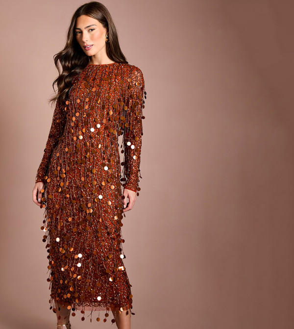 Coast Dresses - Brown Midi Dresses