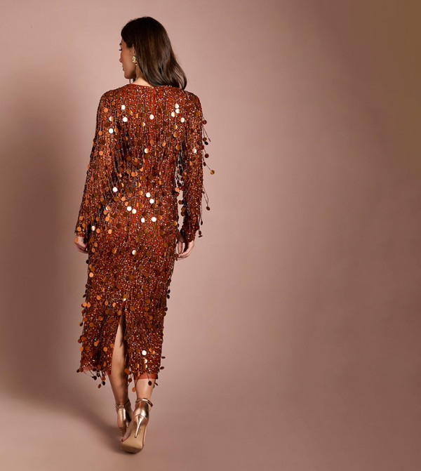 Coast Dresses - Brown Midi Dresses
