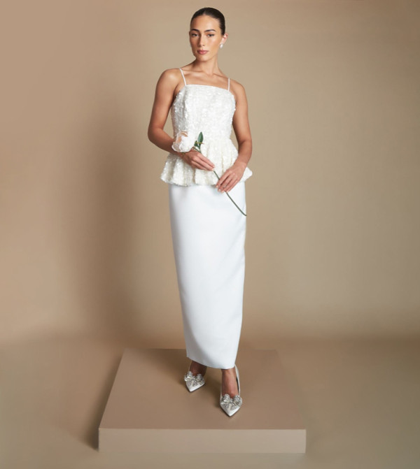 Coast  modest-dressing - White Maxi Dresses