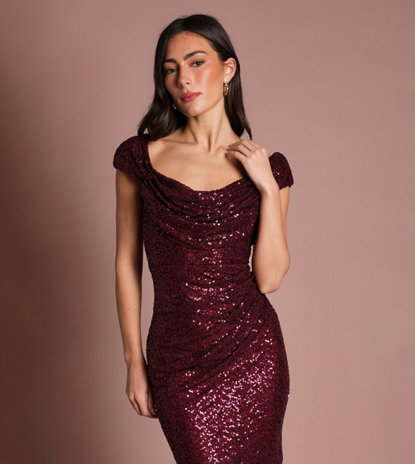 Coast Coast - Burgundy Maxi Dresses