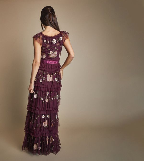 كوست  فساتين حفلة - بورغندي Maxi Dresses