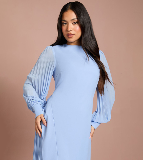 Coast  Clothing - Light Blue Midi Dresses