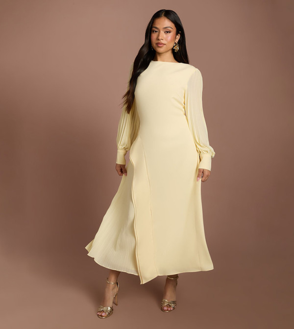 Coast  Dresses - Yellow Midi Dresses