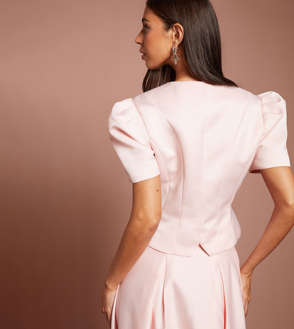 Coast  Clothing - Pink Casual Jackets