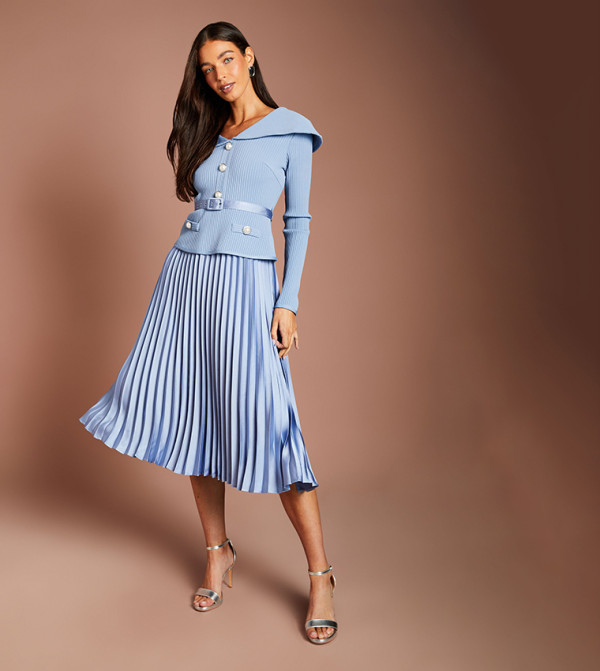 Coast  Midi Dresses - Light Blue Midi Dresses