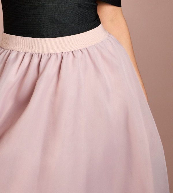 Coast  Maxi Skirts - Beige Maxi Skirts
