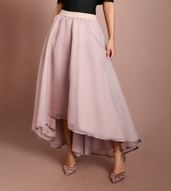 Coast  Maxi Skirts - Beige Maxi Skirts