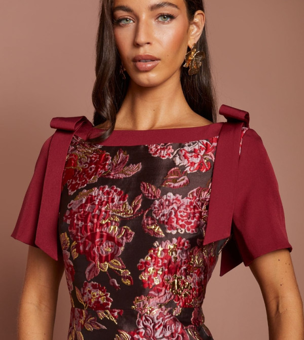 Coast  modest-dressing - Red Midi Dresses