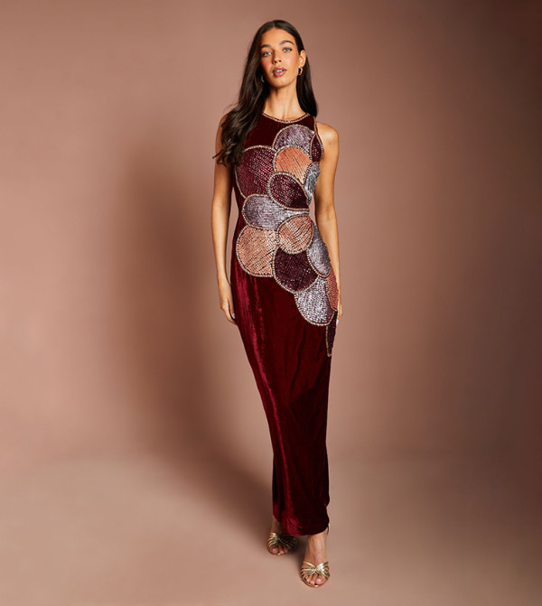 كوست كوست - بورغندي Maxi Dresses