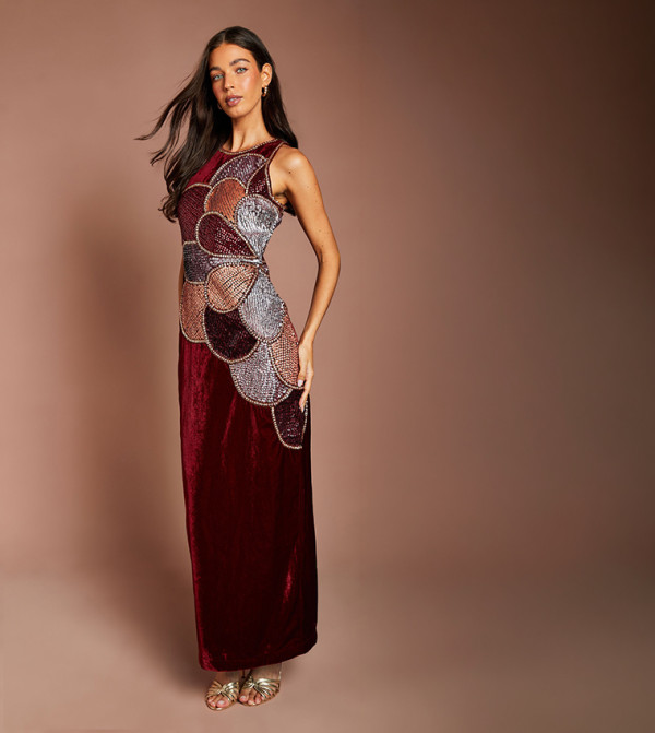 كوست كوست - بورغندي Maxi Dresses