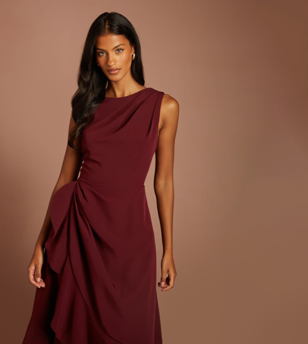 Coast  occasion-wedding-guest - Burgundy Midi Dresses