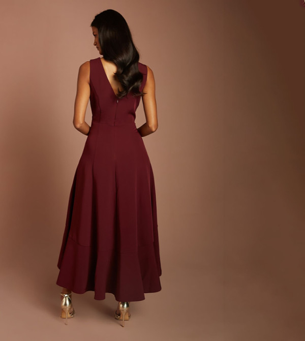 Coast  occasion-wedding-guest - Burgundy Midi Dresses