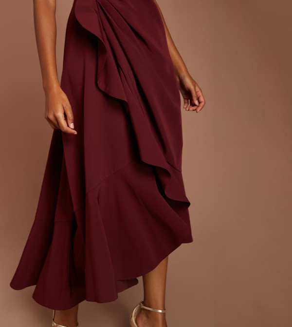 Coast  occasion-wedding-guest - Burgundy Midi Dresses