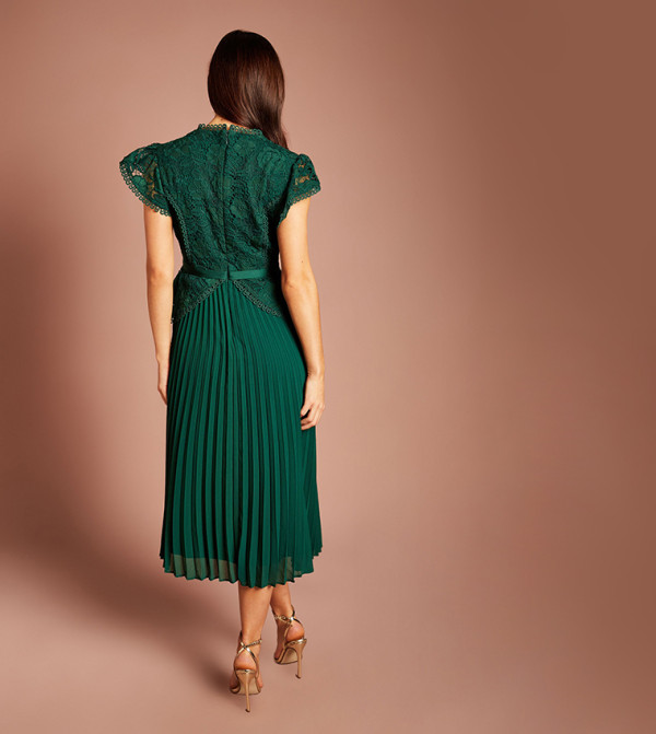 كوست  peplum-play - أخضر Midi Dresses
