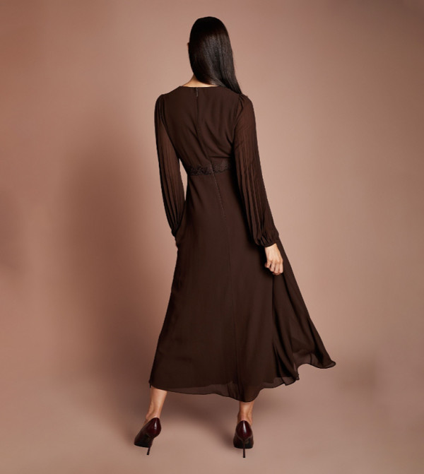 كوست فساتين حفلة - بني Maxi Dresses