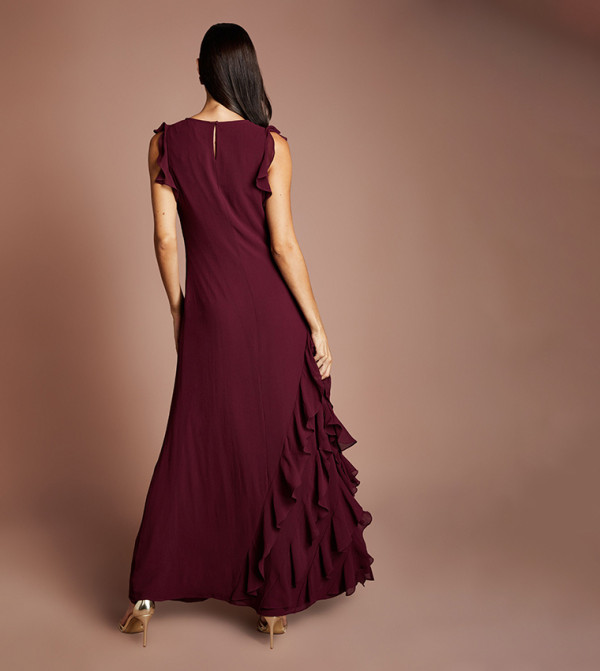 Coast  Clothing - Burgundy Maxi Dresses