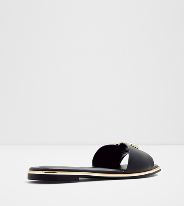 Aldo Shoes - Black Flat Sandals