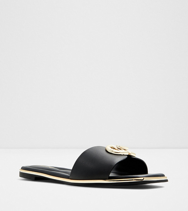Aldo Shoes - Black Flat Sandals