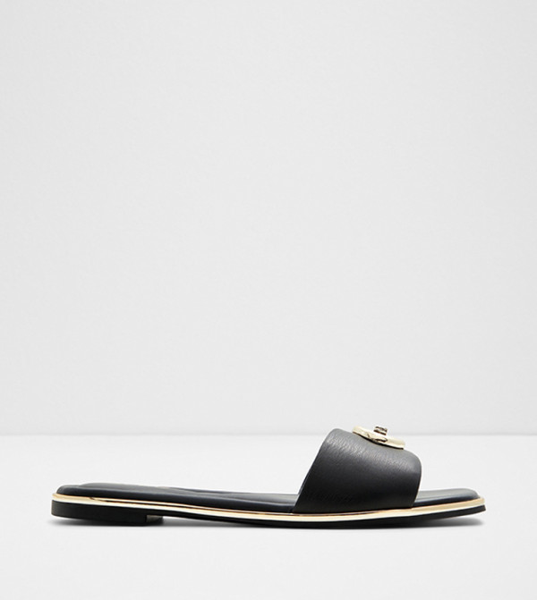 Aldo Shoes - Black Flat Sandals