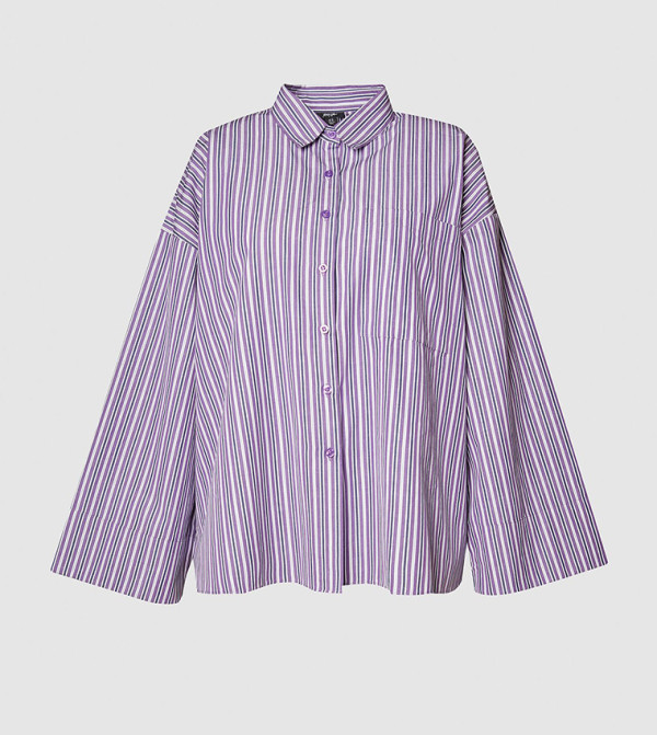 ناستي غال - اوتليت  مقاس كبير - بنفسجي  T-Shirts & Shirts