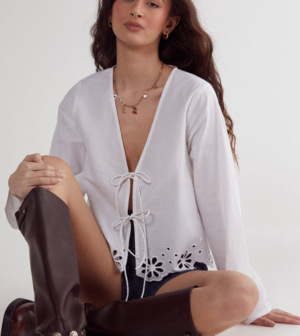 Nasty Gal - Outlet  - White Shirts