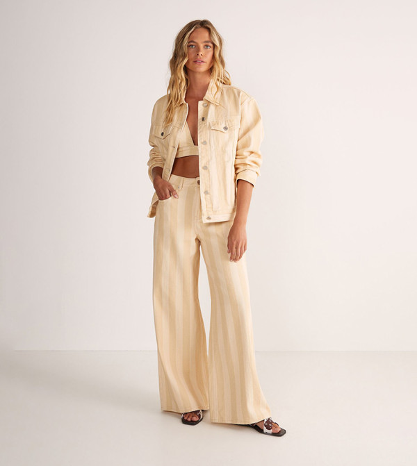 Nasty Gal  denim-obsessed - Beige Denim Jackets