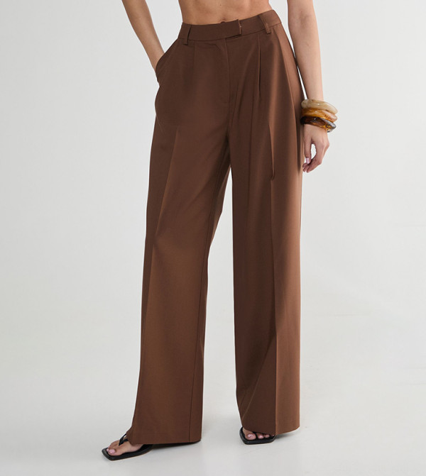 Nasty Gal - Outlet  - Brown Casual Pants