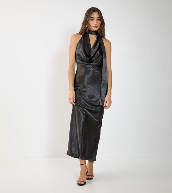 Nasty Gal  modest-dressing - Black Maxi Dresses
