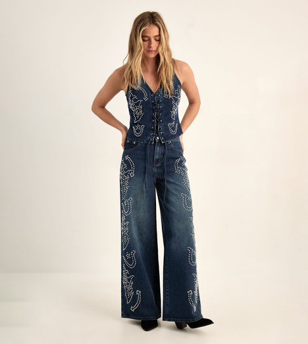 Nasty Gal Nasty Gal - Blue Casual Tops