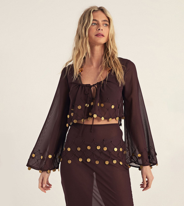 Nasty Gal Swimwear - Brown Beachwear & Accessories