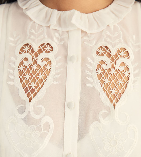 ناستي غال  dark-romantic - بيج Cropped Tops