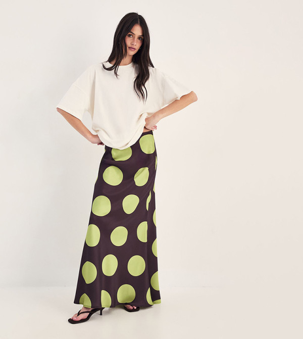 ناستي غال ناستي غال - بني  Maxi Skirts