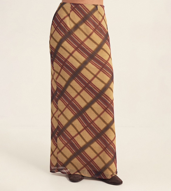 Nasty Gal Nasty Gal - Beige Maxi Skirts