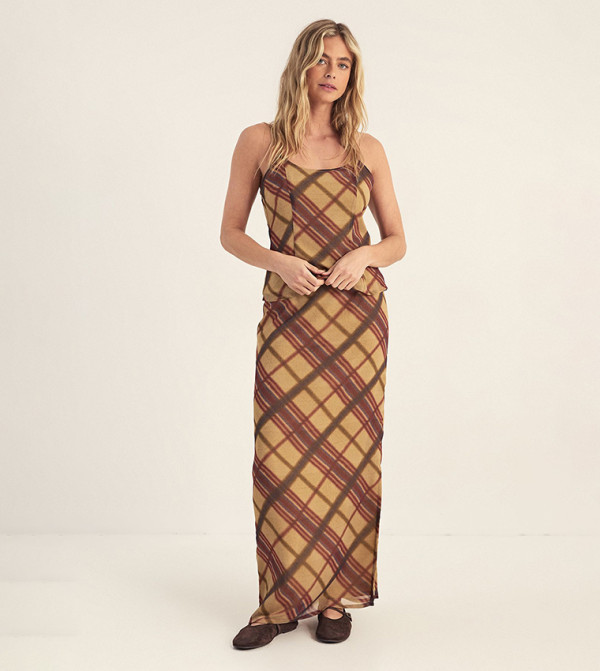 Nasty Gal Nasty Gal - Beige Maxi Skirts